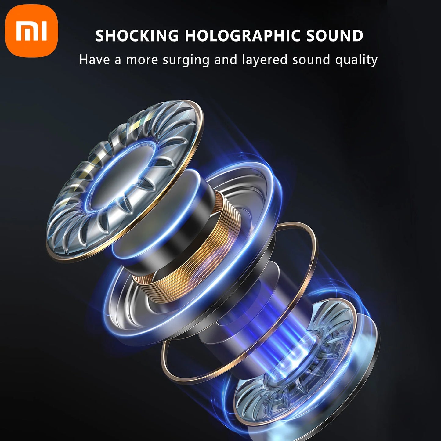 XIAOMI AP05 True Wireless Earphone Buds5 HIFI Stereo Sound Bluetooth5.3 Headphone Sport Earbuds with Mic for Android Ios