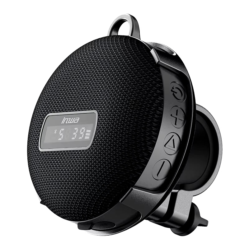 8W High Power Bicycle LED Digital Display Wireless Bluetooth Speaker Portable Outdoor Column IPX7 Waterproof Subwoofer Hand Free