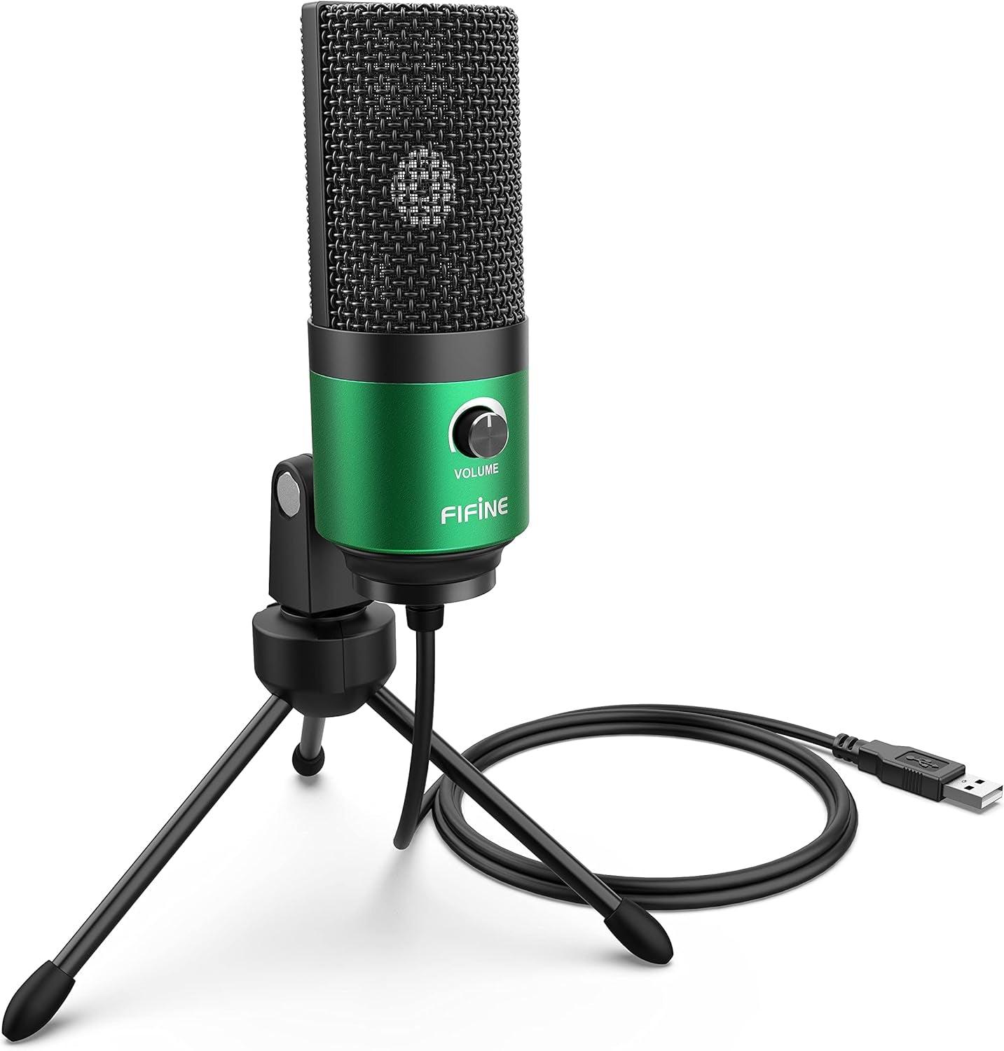 USB Podcast Condenser Microphone Recording on Laptop, No Need Sound Card Interface and Phantom Power-K669