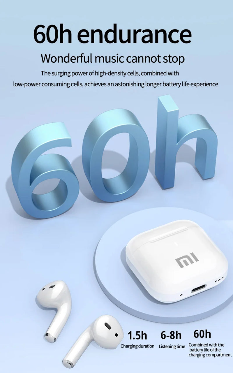 XIAOMI AP05 True Wireless Earphone Buds5 HIFI Stereo Sound Bluetooth5.3 Headphone Sport Earbuds with Mic for Android Ios