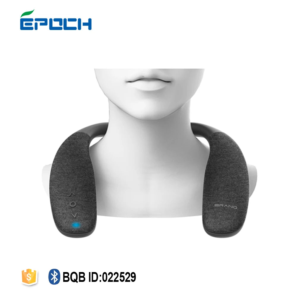 Wireless Neckband Speaker Wearable Surround Sound Bluetooth Neck Speakers with Microphone for TV Gaming Free Hands