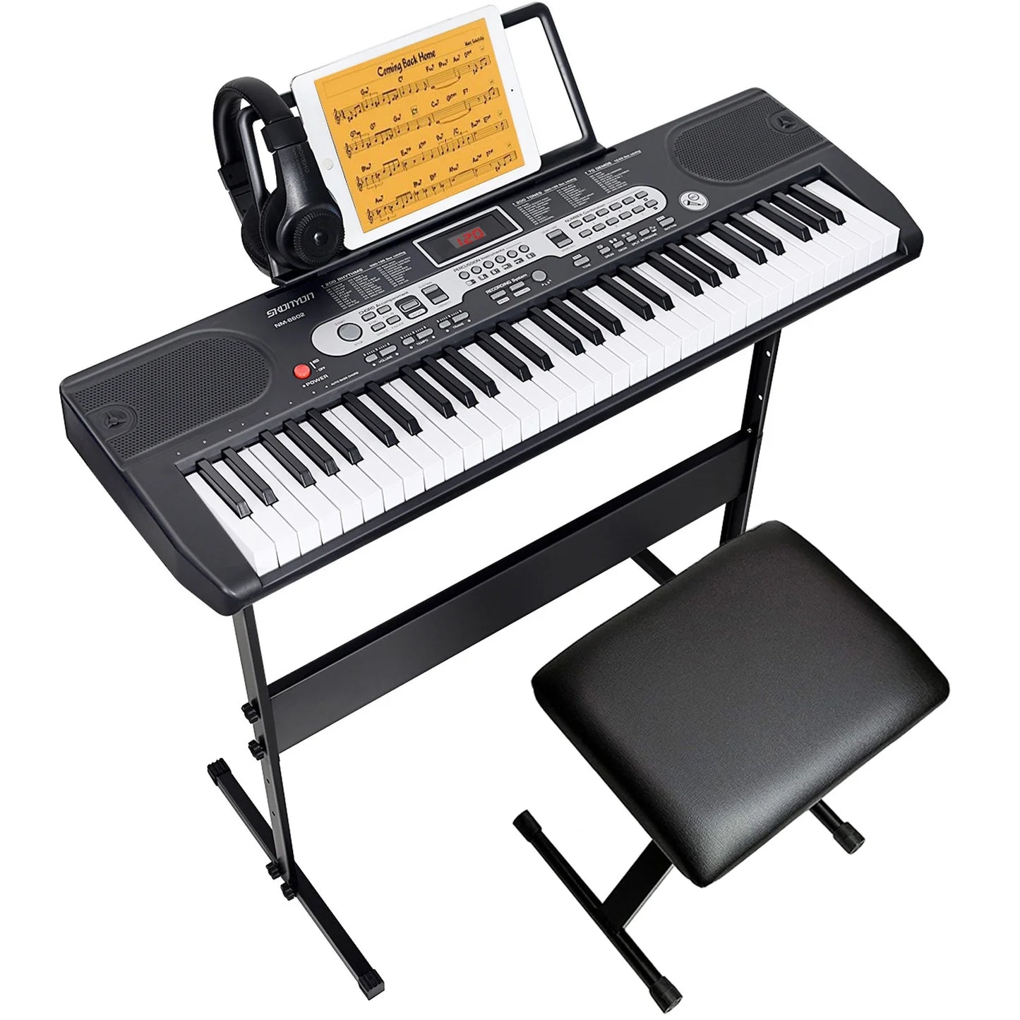 61 Key Piano Keyboard Portable Electric Keyboard with Microphone