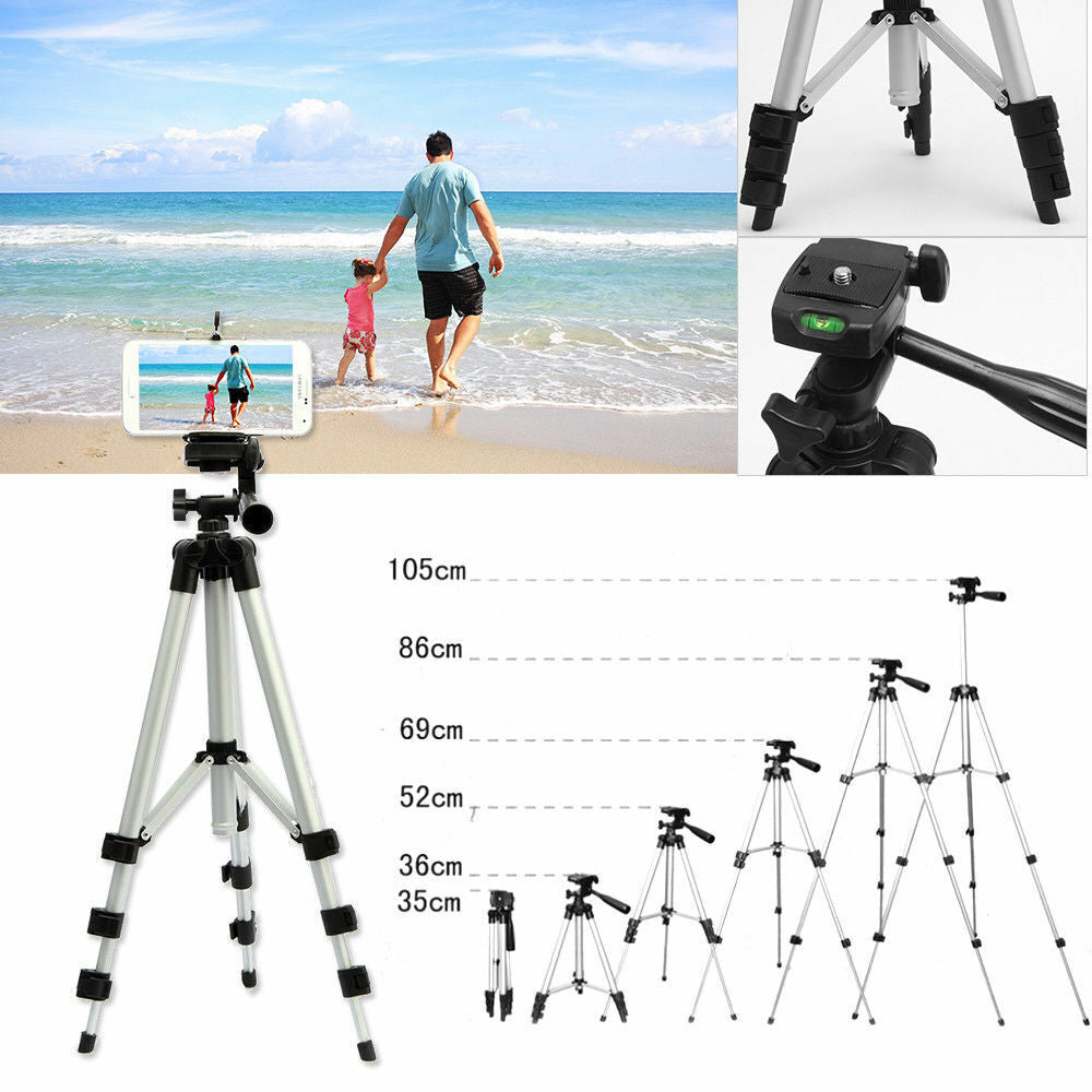 Professional Camera Tripod Stand Holder Mount for Cell Phone, Portable Tripod, Mobile Phone Live Stream Holder, Camera Tripod